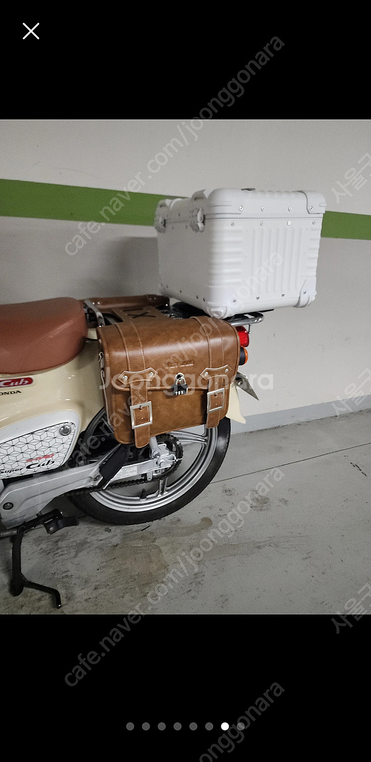 오토바이 탑박스 45L 슈퍼커브 알루미늄--5