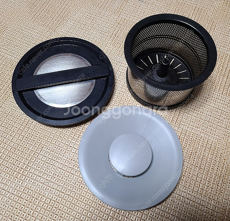 한일전자 싱크짤순이 W-200 스텐 탈수통+작동 뚜껑(...--0