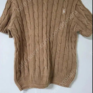 폴로우먼 케이블 반팔니트