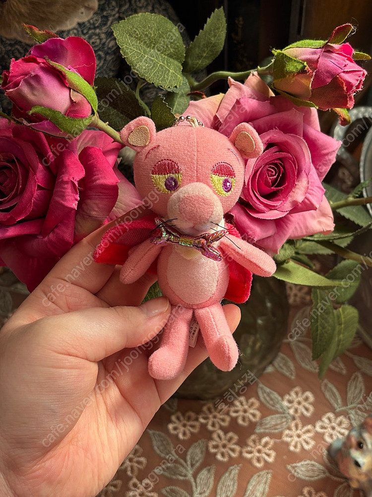 일본 고전인형키링 준플래닝 핑크팬더 빈티지인형키링스트랩 다꾸 백꾸 갸루 y2k--1