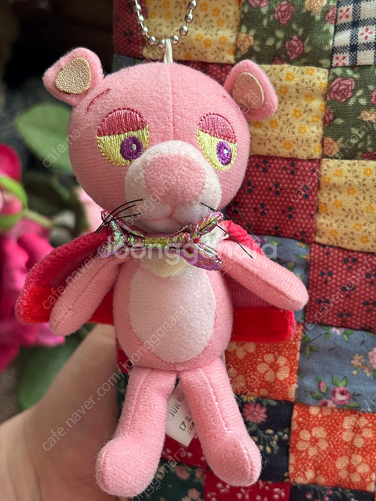 일본 고전인형키링 준플래닝 핑크팬더 빈티지인형키링스트랩...--9