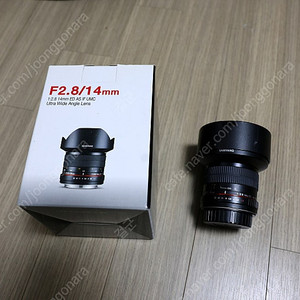 [대구] 삼양 14mm F2.8 초광각 수동 렌즈 (캐논용) 판매합니다