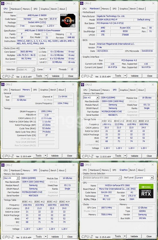 RTX 3060 게이밍 팝니다 / 라이젠5600X / ...--3
