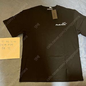 [XL] 슈퍼바이브 x 피치스 숏 슬리브 티셔츠 블랙 팝니다.