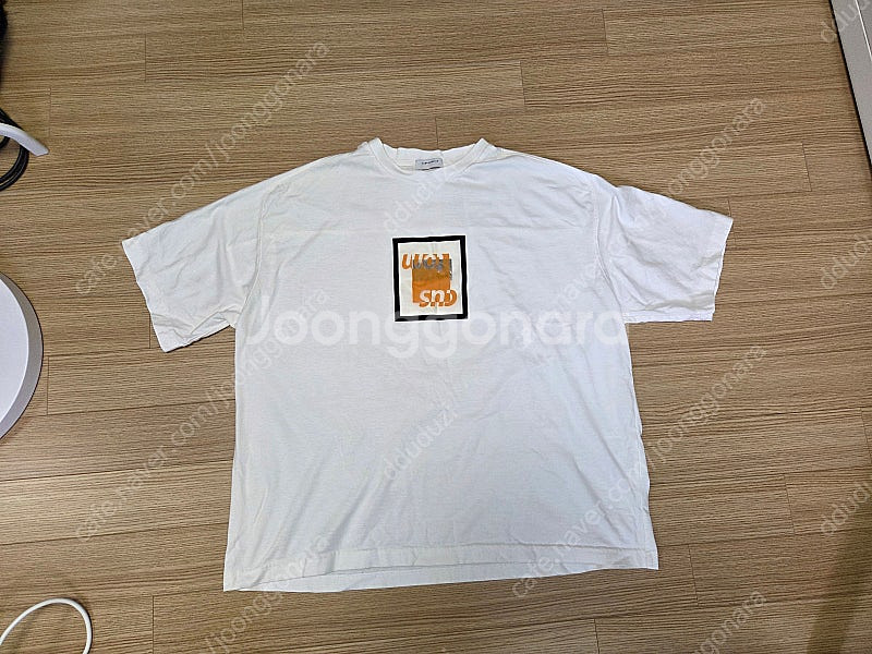 커스텀 멜로우 Transparent 오버핏 반팔 티셔츠...--1