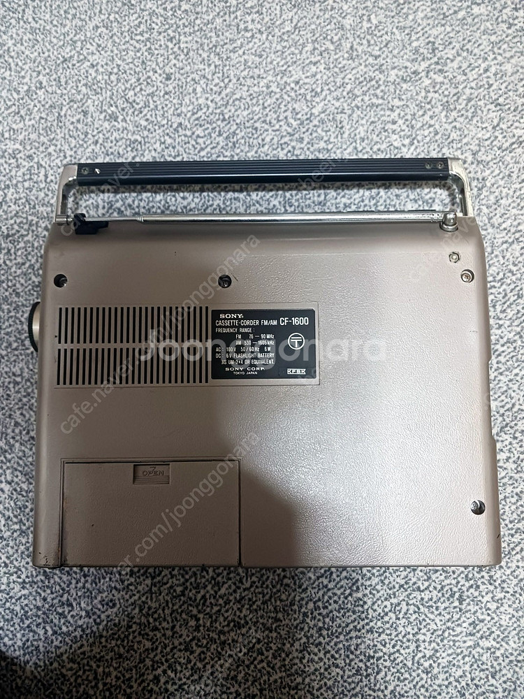 소니 레트로 빈티지 모노카세트 cf-1600--4