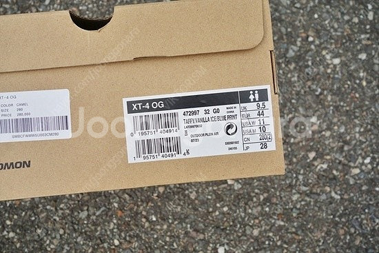 Salomon 살로몬 XT-4 OG 타피 바닐라 UK ...--1