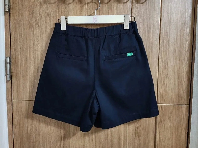 (S)여성 캉골 치노 하프 팬츠 면 반바지 이미지