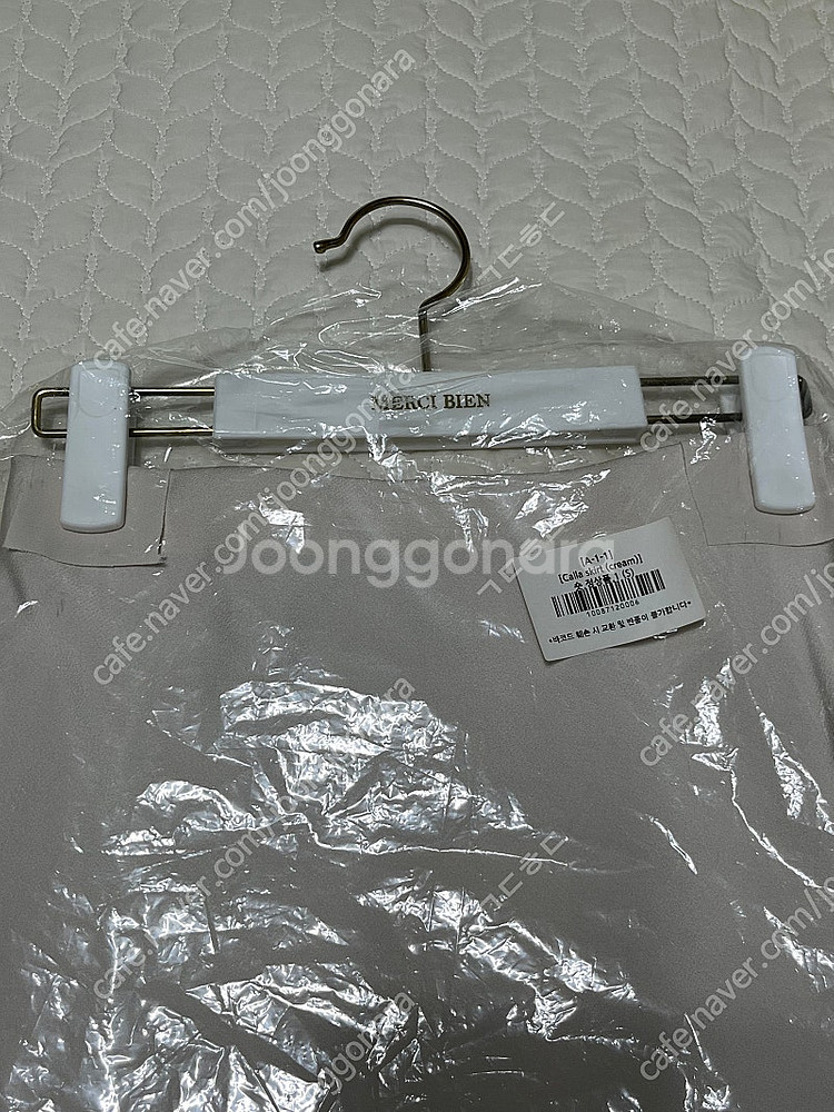 메비 (메르시비앙) 칼라 스커트 크림 숏1 미개봉새상품...--1