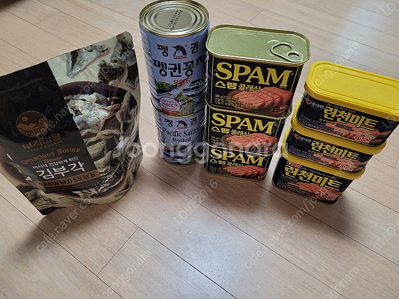 펭권꽁치 통조림 400g 2개 +김부각 55g 1개 +...--0