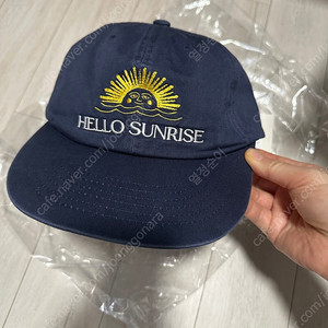 새상품) 헬로우 선라이즈 모자(Washed Two Tone Logo 6Panel Cap_Navy)