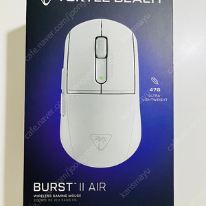 터틀비치 Burst II Air 무선 게이밍 마우스 화이트 색상 새제품 판매