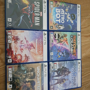 PS5 게임 6개 팔아요
