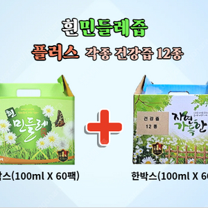 흰민들레즙 ( ️ 각종건강즙60팩)