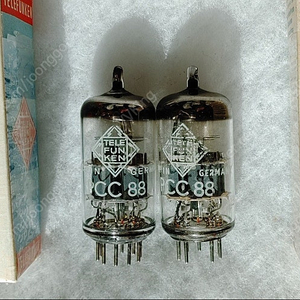 Telefunken텔레푼켄 PCC88/7DJ8. Grey <>NOS NIB 메치페어 판매