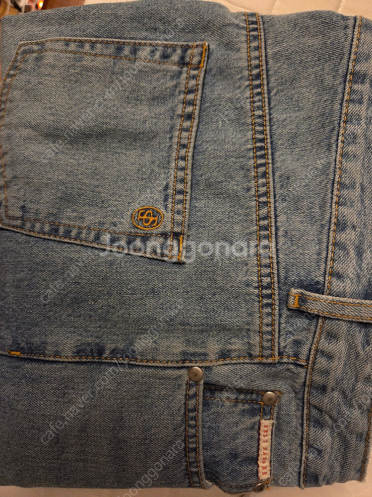 시아쥬 빈티지 아이스데님 light blue L 사이즈...--2