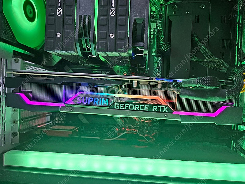 그래픽카드 MSI RTX 3080ti 슈프림 팝니다--0
