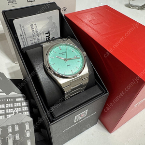 티쏘 PRX 40mm 쿼츠 라이트그린 (티파니컬러) 팝니다.