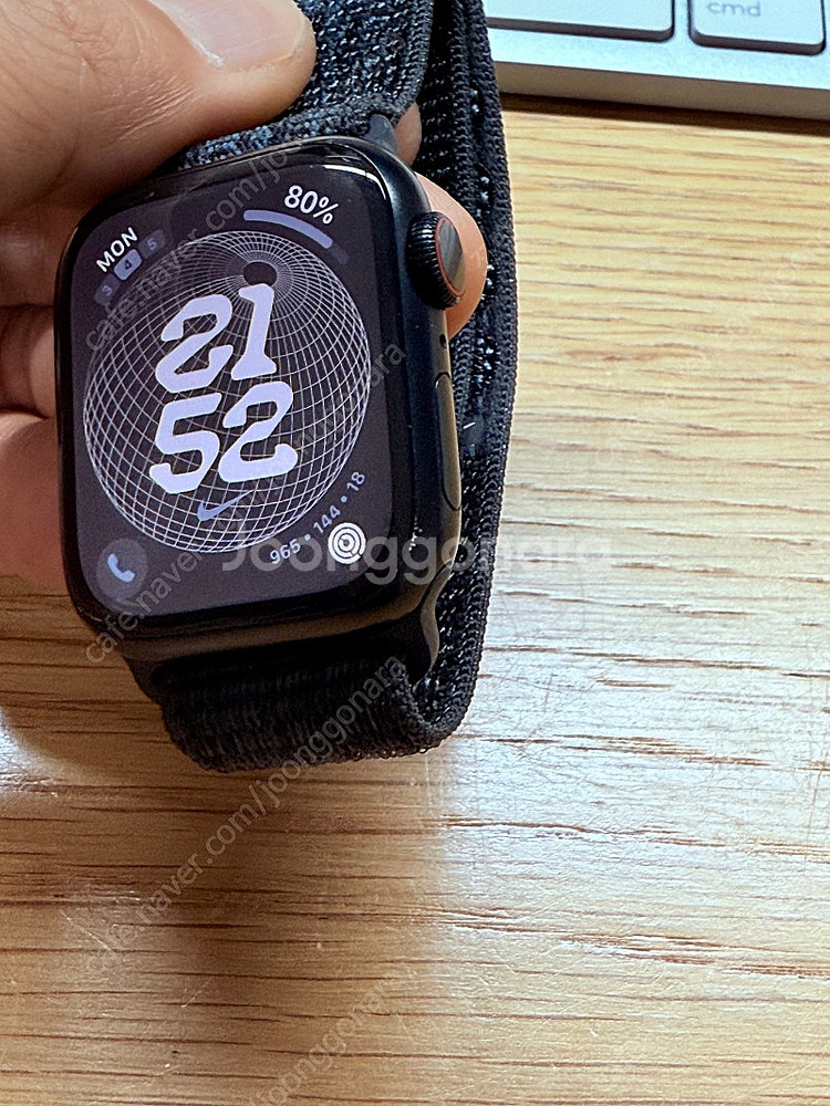 애플워치9 41mm 미드나이트 셀룰러, 애플케어플러스--2