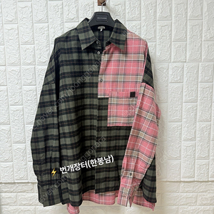 (새상품)LOEWE로에베 멀티컬러 체크 셔츠