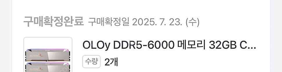 OLOy DDR5-6000 메모리 32GB CL32 하...--0