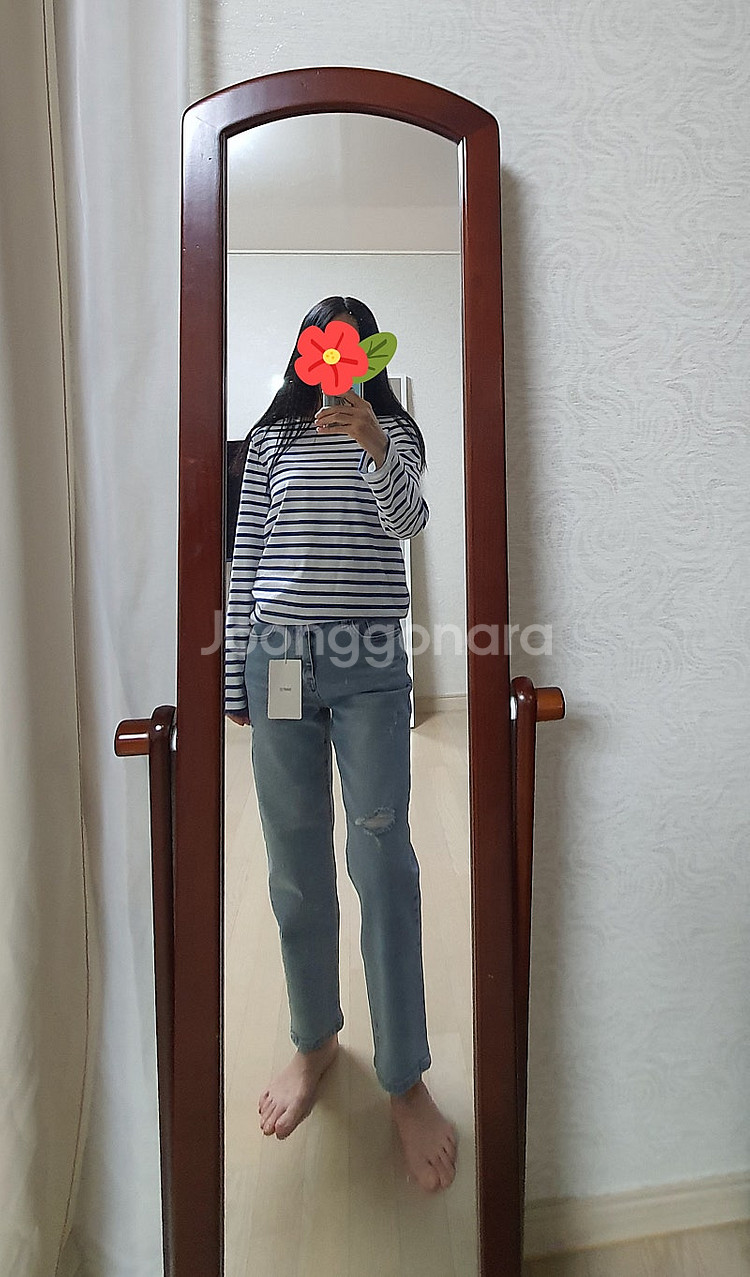 시에로 찢어진 청바지--0