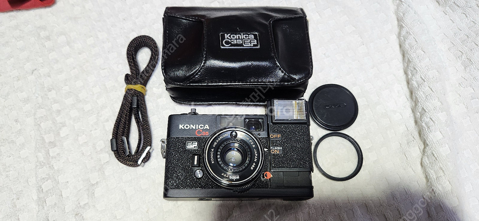 코니카 C35EF(A급), AA2개 전기능OK, 헥사논...--1