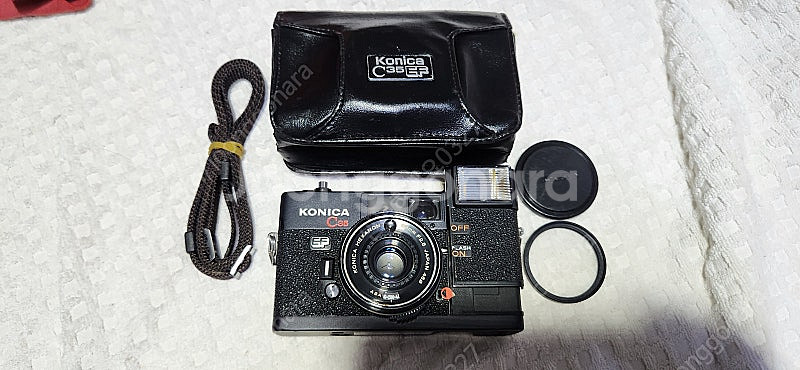 코니카 C35EF(A급), AA2개 전기능OK, 헥사논...--0