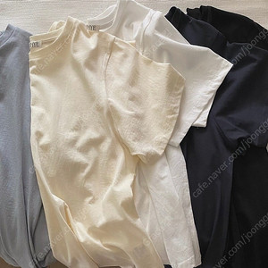 르헤 lehye 뉴 오가닉 코튼티 (그레이블루, 차콜)