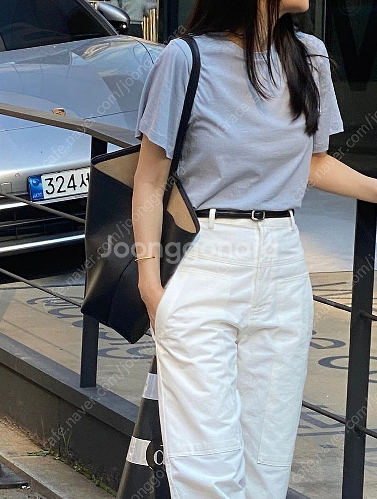 르헤 lehye 뉴 오가닉 코튼티 (그레이블루, 차콜)--1