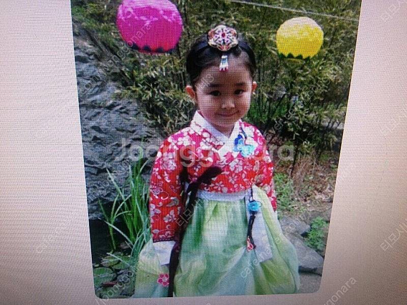 예쁜 여아한복 5호--1