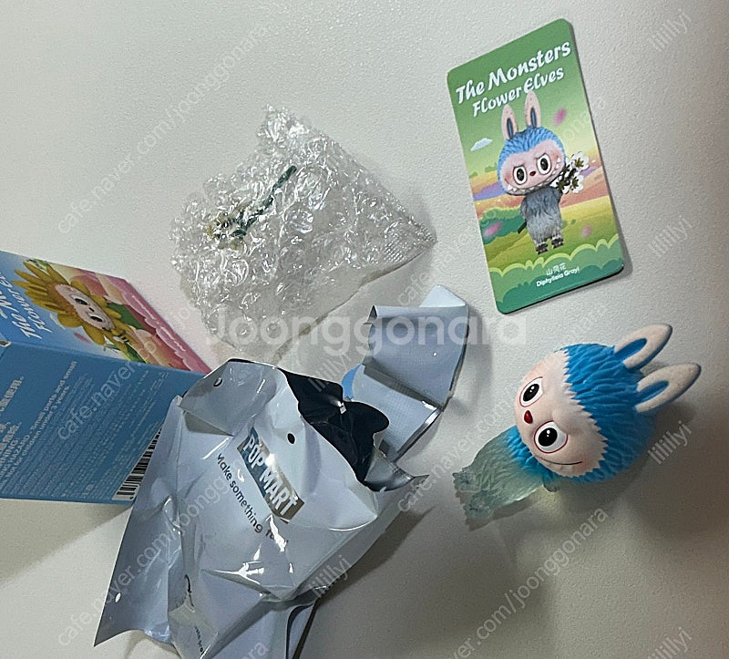 팝마트 라부부 플라워 요정 시크릿 산연꽃 판매(정품)--1