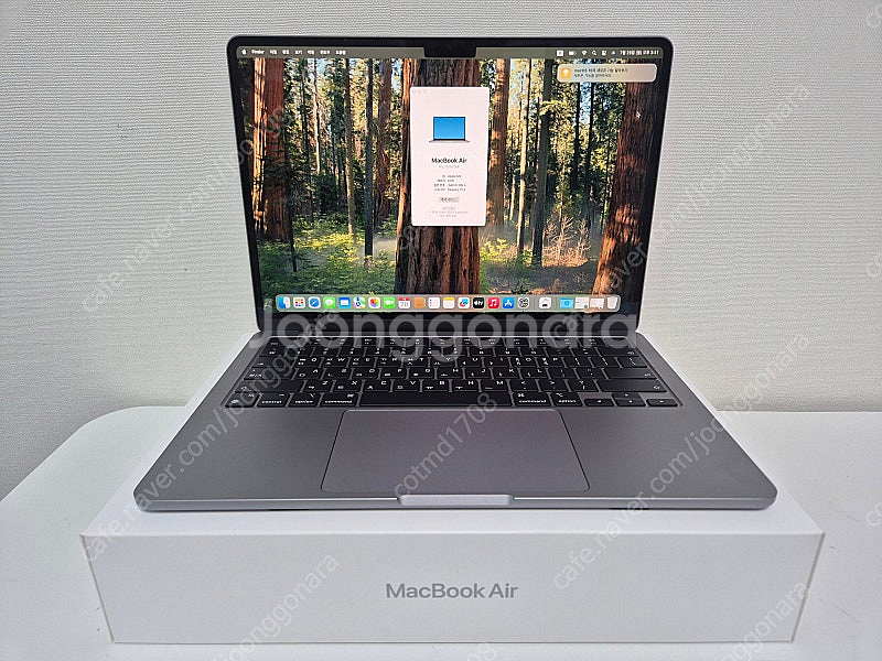맥북에어 13인치 M2 8GB 512GB 노트북팔아요--0