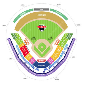 8월8월(금) LG트윈스 vs 한화이글스 1루익사이팅석 1열 4연석
