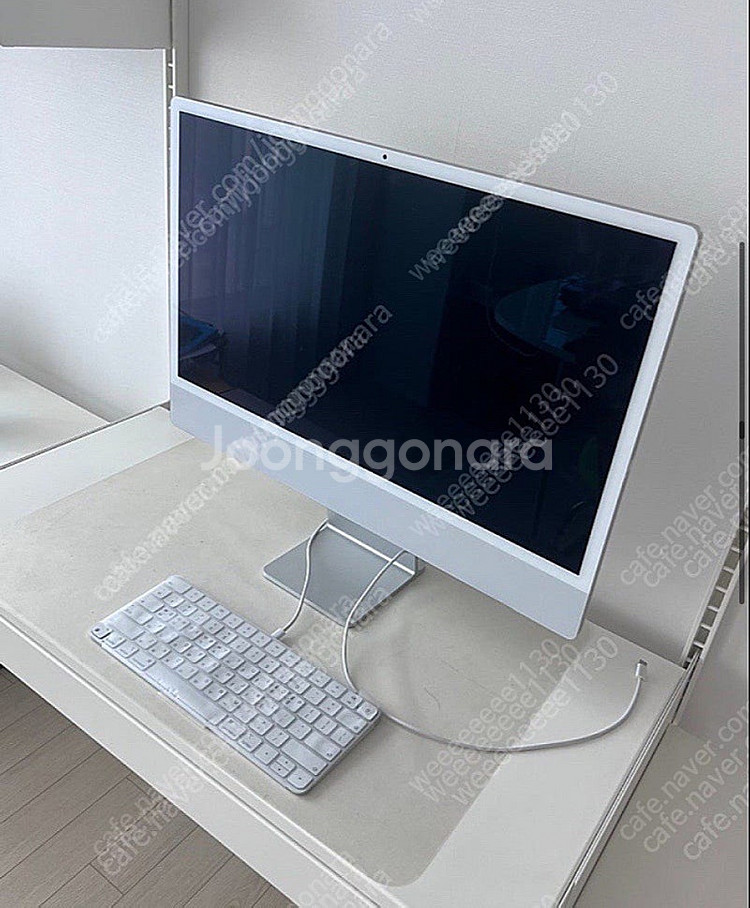 풀박 iMac 아이맥 24인치 M1 실버 판매합니다--2