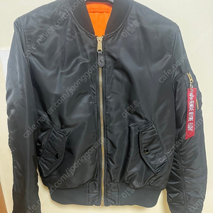 알파인더스트리 슬림핏 MA-1 블랙 100사이즈