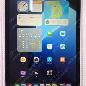 (배터리 성능 100%/주기횟수 0) 아이패드에어 11인치 DEMO A2902(M2모델) 128기가 연한퍼플