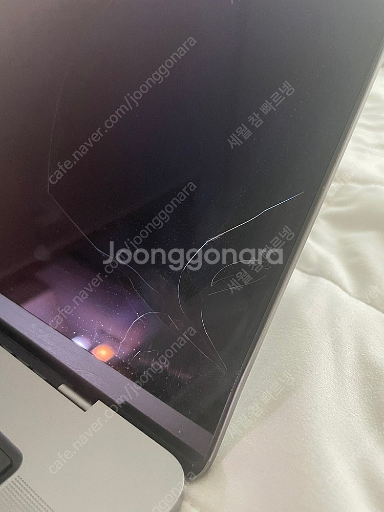 맥북프로 M1 16인치 Pro 32g 512g(액정파손...--1