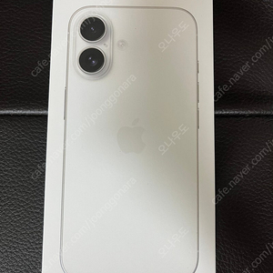 아이폰16 화이트 256GB 자급제 팝니다. (미개봉)