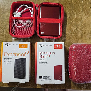 Seagate 외장하드 1TB 및 2TB 새상품 팝니다.
