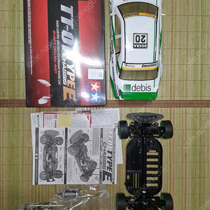 타미야 RC카 TT-01 벤츠 190E 조립만 옵션