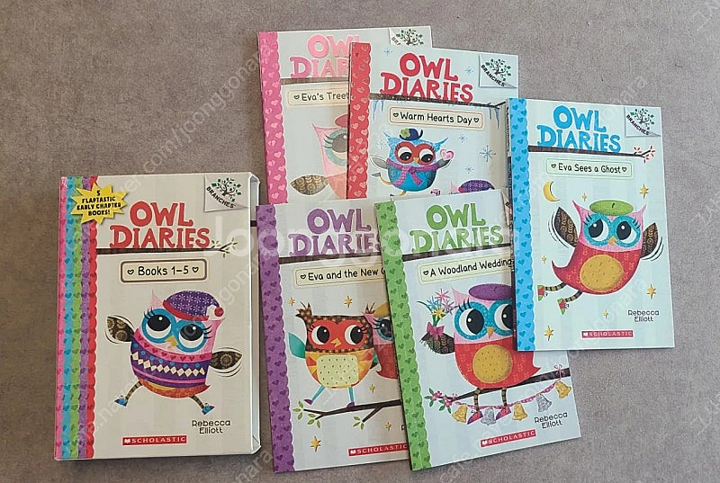 owl diaries 5, love monster 5권...--0