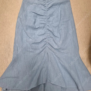 머메이드 린넨롱스커트
