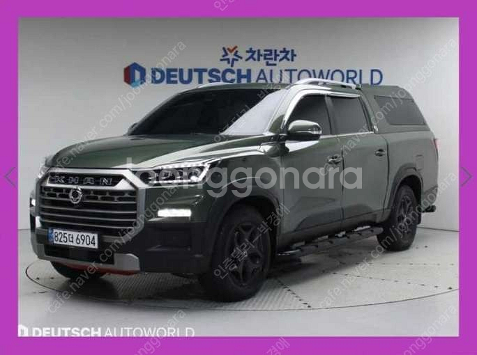중고차 더 뉴렉스턴 스포츠 칸 쿨멘 2.2 4WD 프레...--0