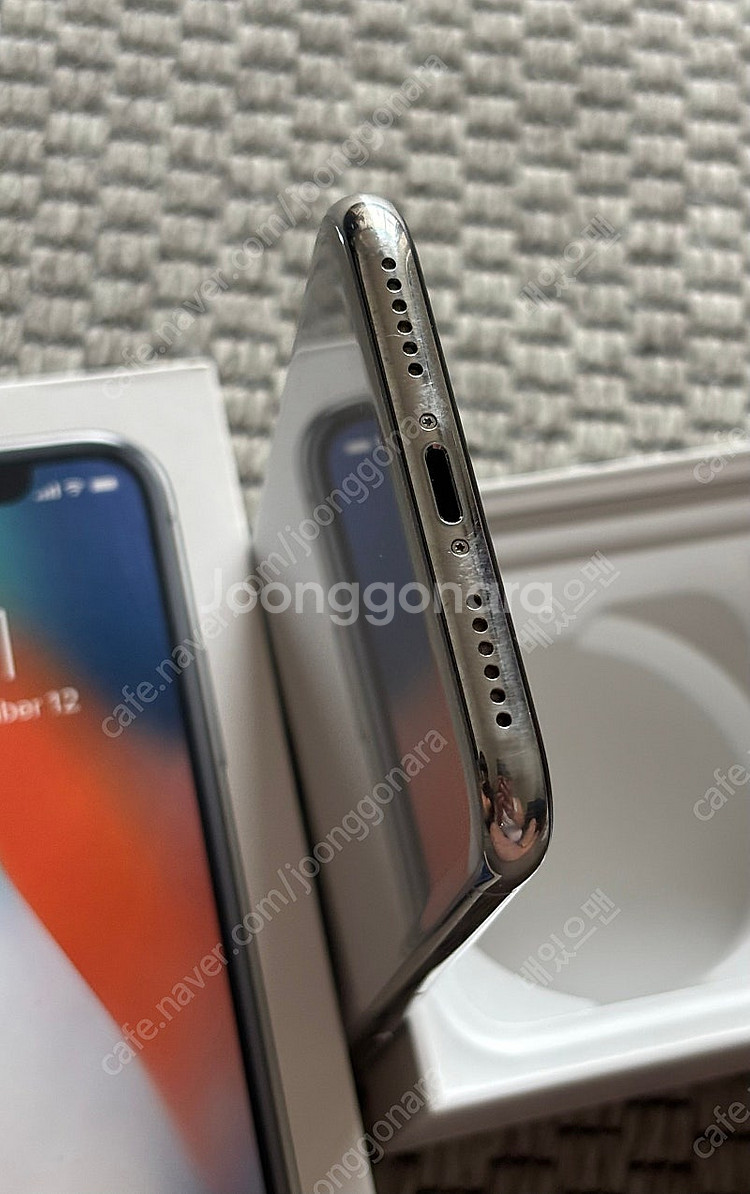 iphone x 10 텐 256기가 실버 아이폰--7