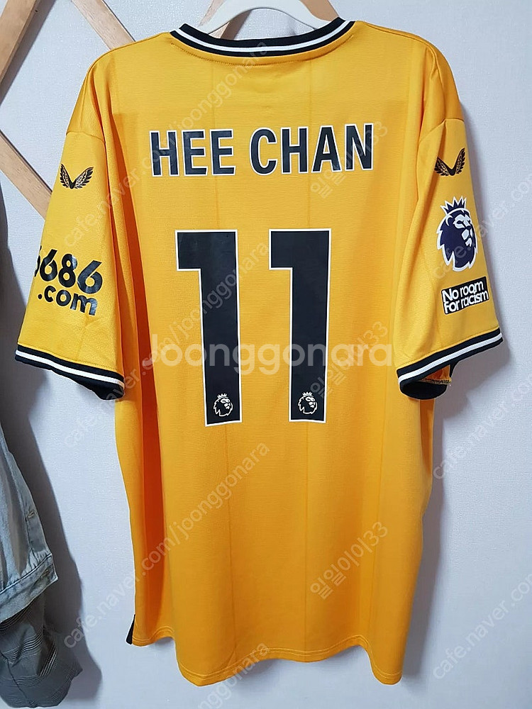 2XL 23 24 울버햄튼 홈 황희찬 오피셜 리그 풀마...--0