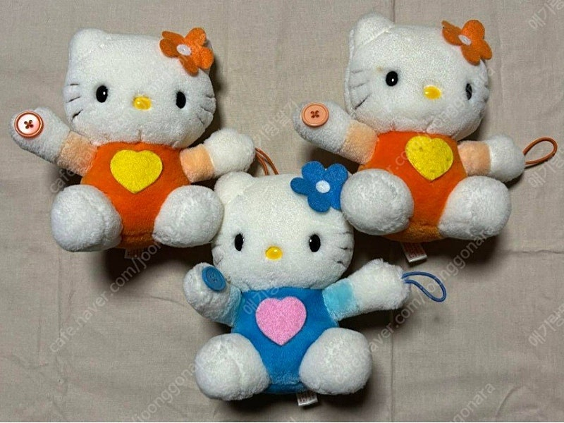 고전뽀실이키티커텐홀더허그키티곰키티타이니참로즈키티컵 이미지