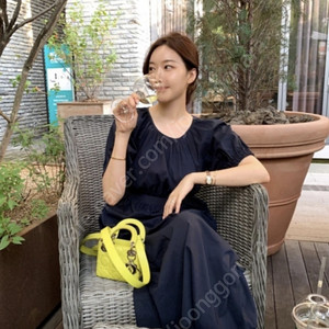 르뮈 발레린 원피스 네이비