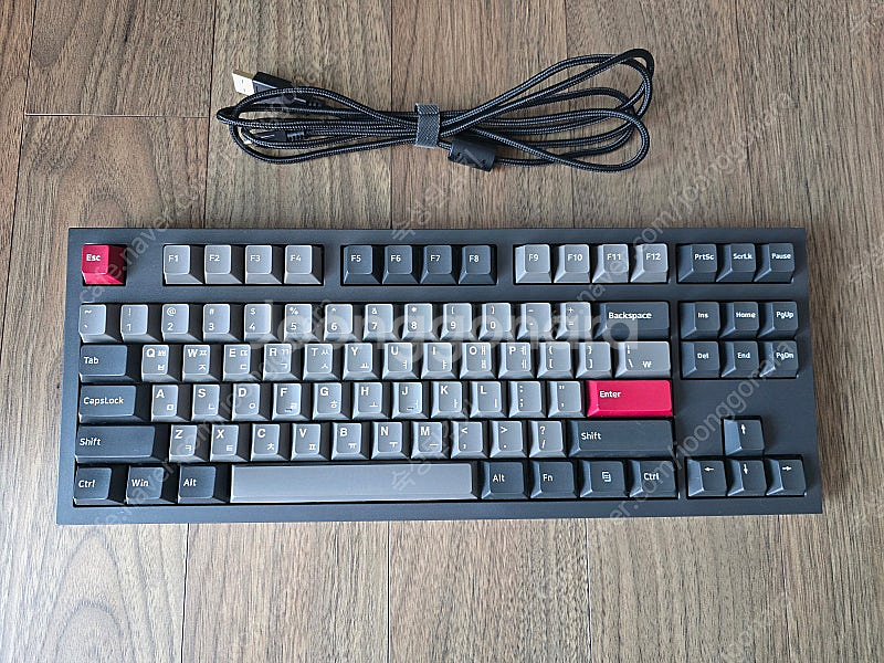 앱코 K660M TKL 텐키리스 키보드 / 저소음 갈축--0