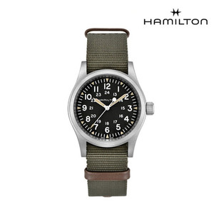 [미개봉] 해밀턴 카키필드 메카니컬 38mm 검판 새제품 판매 (H69439931)